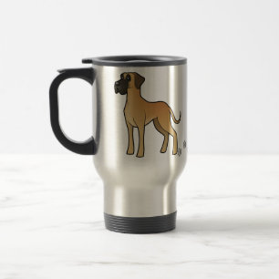 Taza De Viaje Dibujo animado great dane