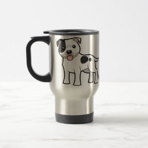 Taza De Viaje Dibujo animado Staffordshire bull terrier