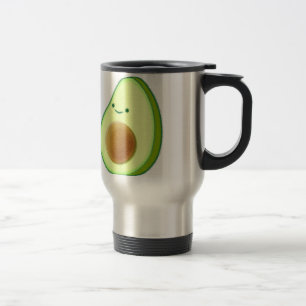 Taza De Viaje Dibujo de aguacate cutáneo