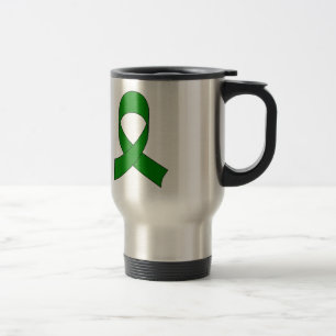 Taza De Viaje Dibujo de cinta verde