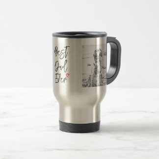 Taza De Viaje Dibujo de perro Golden Retriever Día del Padre
