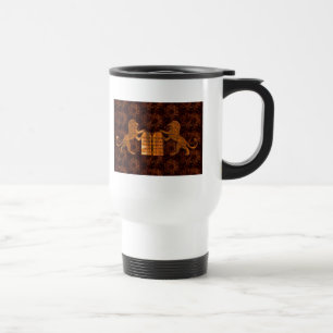 Taza De Viaje Diez mandamientos y leones
