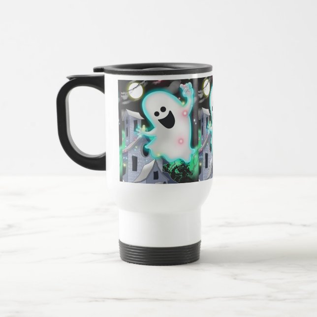 Taza De Viaje Diez pequeños monstruos: Gabbie el fantasma de los (Izquierda)