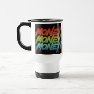 Taza De Viaje "Dinero monetario" Café de viajes Mug.