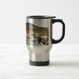 Taza De Viaje Dinghy en la playa