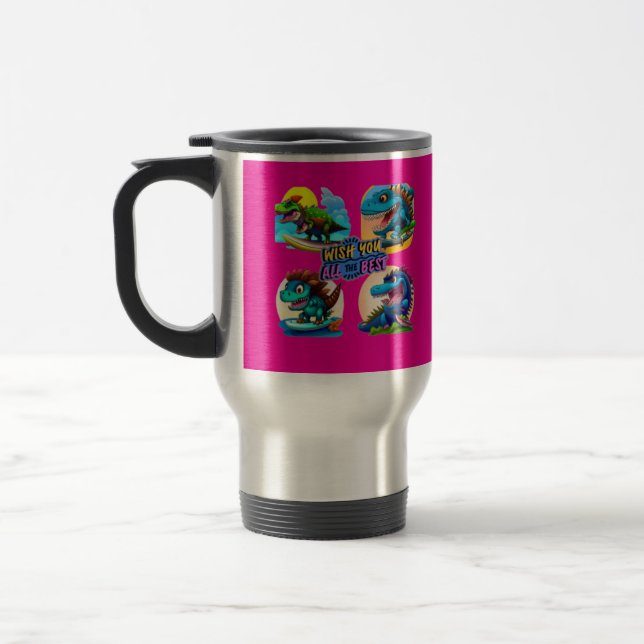 Taza De Viaje dinosaurio (Izquierda)