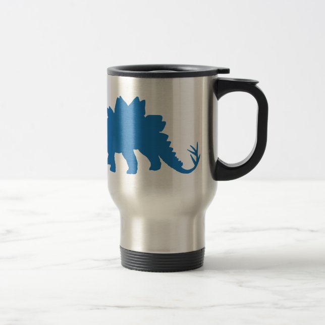 Taza De Viaje Dinosaurio azul (Derecha)