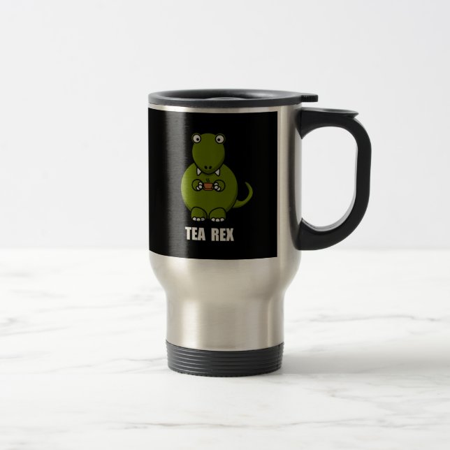 Taza De Viaje Dinosaurio de Rex del té (Derecha)