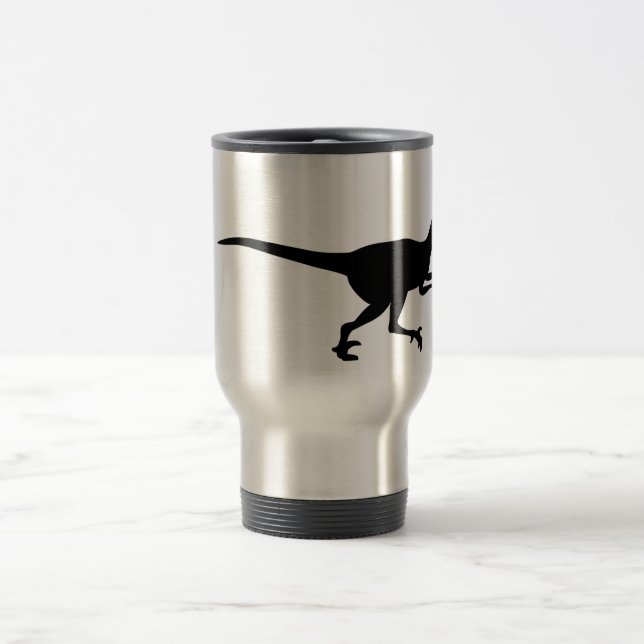 Taza De Viaje Dinosaurio del Velociraptor (Centro)