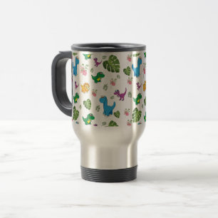 Taza De Viaje Dinosaurio gracioso, deja a Travel Mug