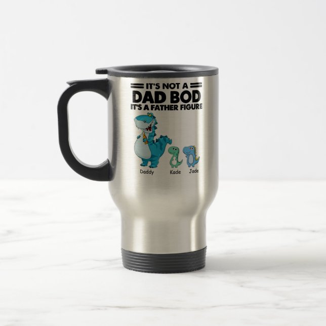 Taza De Viaje Dinosaurio No es una camiseta de papá (Izquierda)