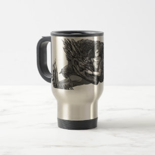 Taza De Viaje Dinosaurio tenebroso