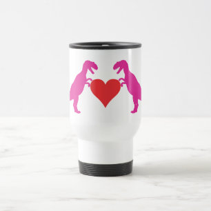 Taza De Viaje Dinosaurios El amor es amor