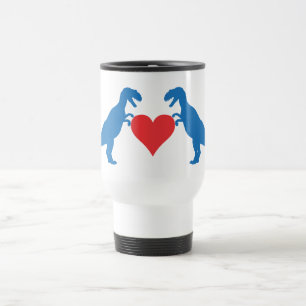 Taza De Viaje Dinosaurios El amor es amor
