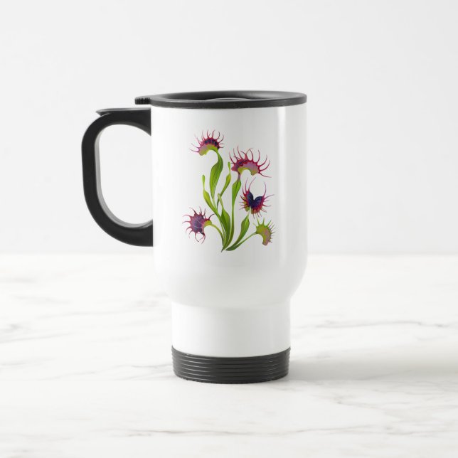 Taza De Viaje Dionea atrapamoscas luminosa (Izquierda)