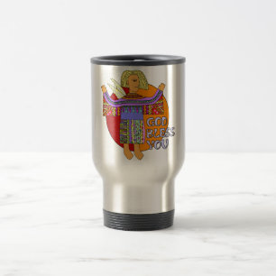 Taza De Viaje Dios te bendiga