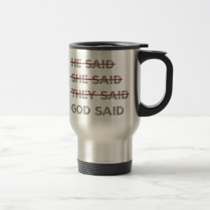 Taza De Viaje Dios tiene la palabra final