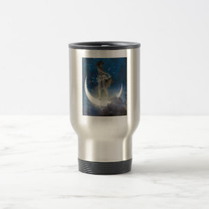 Taza De Viaje Diosa Luna en la Noche Espolvoreando Estrellas
