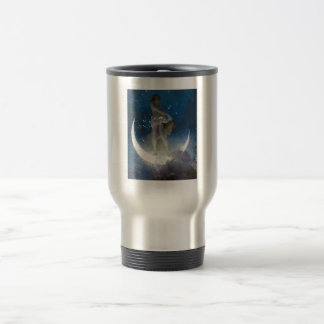 Taza De Viaje Diosa Luna en la Noche Espolvoreando Estrellas