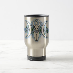 Taza De Viaje Diosa triple de la luna