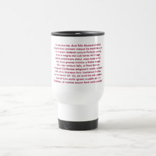 Taza De Viaje Discurso de la muerte de Dido
