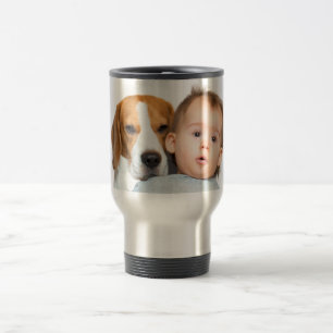 Taza De Viaje Diseñar su propia foto para bebés y Mascotas