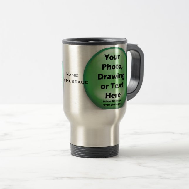 Taza De Viaje Diseñe sus los propios (Anverso derecho)