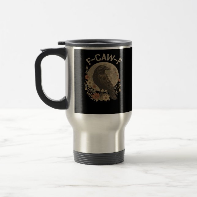 Taza De Viaje Diseño básico F-Caw-F (Izquierda)