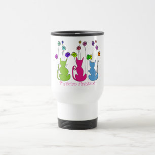 Taza De Viaje Diseño caprichoso de los gatos de los regalos