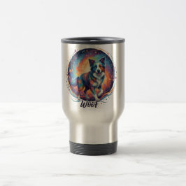 Taza De Viaje Diseño de cachorro artístico lindo para amantes de