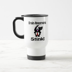 Taza De Viaje Diseño de Concientización sobre Aneurismas Cerebra
