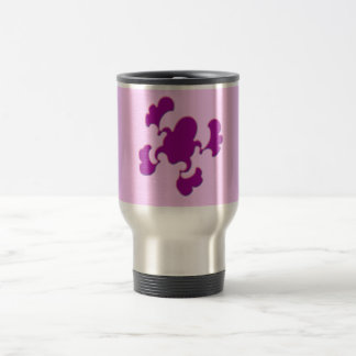 Taza De Viaje Diseño de espuma morada