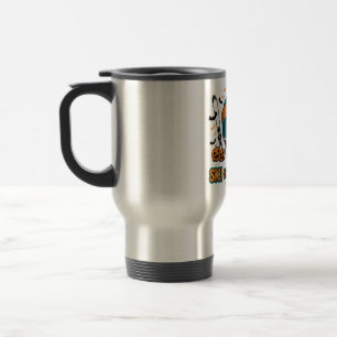 Taza De Viaje Diseño de Halloween de cráneo para esquiar o grita