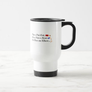 Taza De Viaje Diseño de Humor Pacifista de MMA