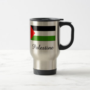 Taza De Viaje Diseño de la bandera de Palestina
