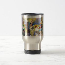 Taza De Viaje Diseño de la música de los azules del delta