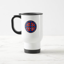 Taza De Viaje Diseño de medallas de San Benedicto