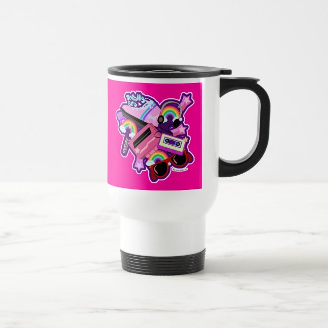 Taza De Viaje Diseño de Mega Neon 80 (Derecha)