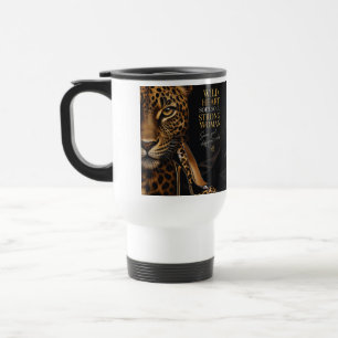 Taza De Viaje Diseño de mujer de lujo Jaguar y tacón alto
