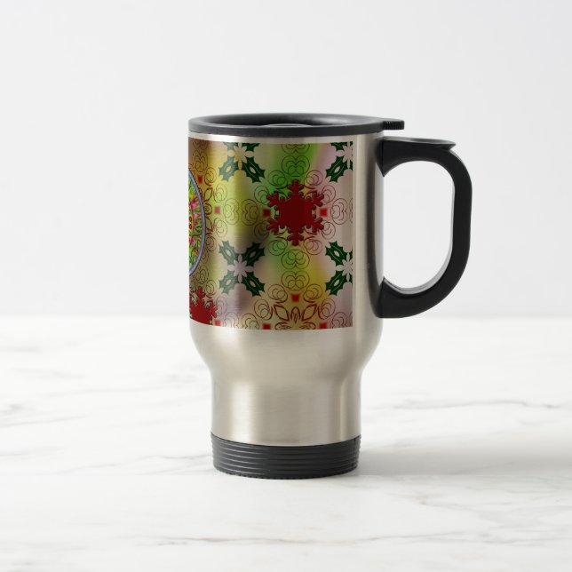 Taza De Viaje Diseño de Navidades sudorosos (Derecha)