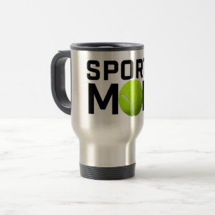 Taza De Viaje Diseño de tenis para mamá deportiva