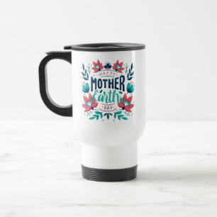 Taza De Viaje Diseño del Día de la Madre Tierra - 23184