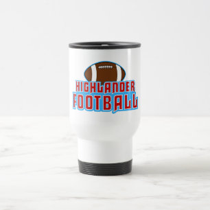 Taza De Viaje Diseño del fútbol de los montañeses de las altu