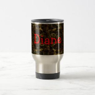 Taza De Viaje Diseño del pétalo del amante de Camo