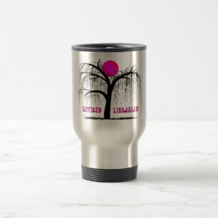 Taza De Viaje Diseño jubilado del sauce que llora de los regalo
