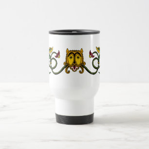 Taza De Viaje Diseño medieval de leones