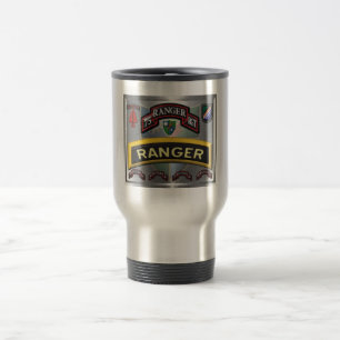 Taza De Viaje Diseño mejorado 75º Regimiento de rangos inoxida