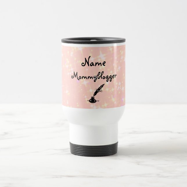 Taza De Viaje Diseño personalizado de mami blogger (Centro)