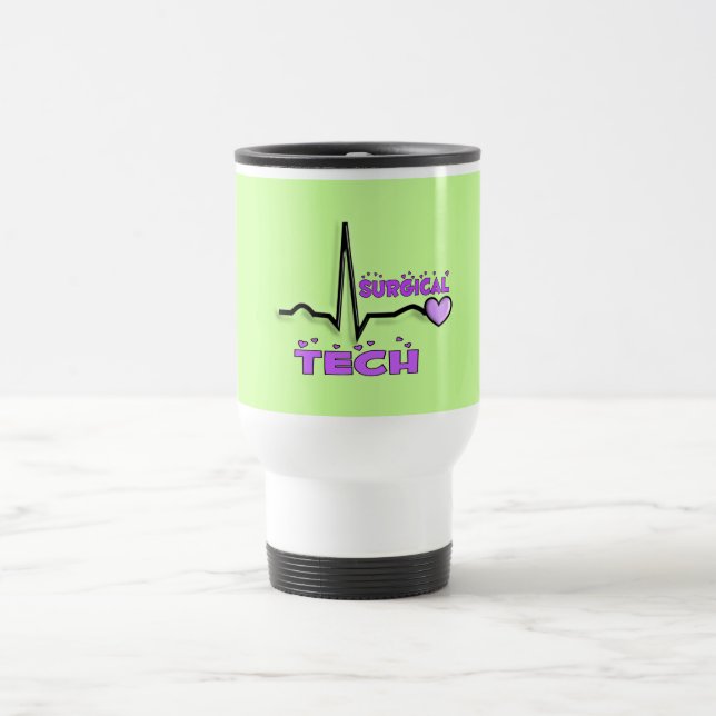 Taza De Viaje Diseño quirúrgico de los regalos QRS de la (Centro)