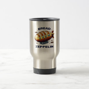 Taza De Viaje Diseño retro del Bread Zeppelin